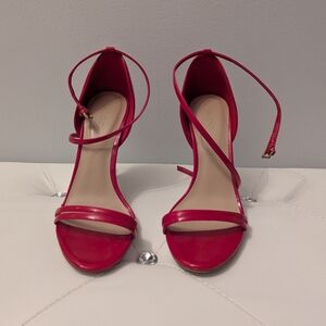 ALDO Red 5 Inch Stiletto Sandals